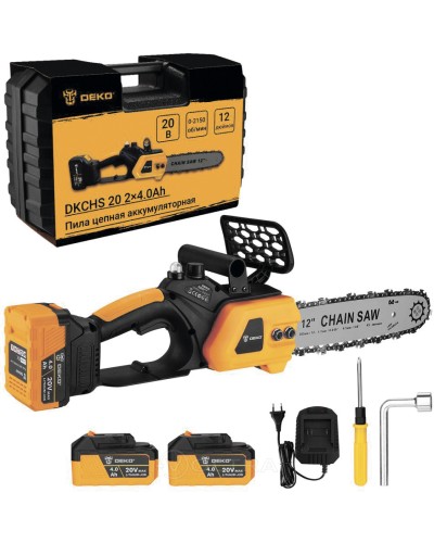 Пила цепная аккумуляторная Deko DKCHS 20 (063-4356)
