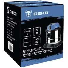 Пылесос промышленный Deko DKVC-1200-20S (015-0031)