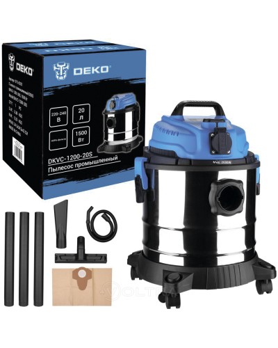 Пылесос промышленный Deko DKVC-1200-20S (015-0031)