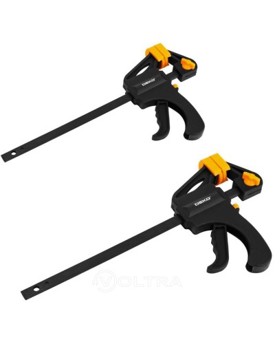  Струбцина быстрозажимная 100мм Deko CL100-2 (2шт.) (065-0612)