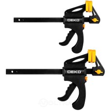 Струбцина быстрозажимная 160 мм DEKO CL160-2, 2 шт 065-0613