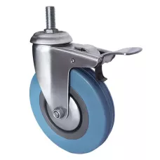 Аппаратное поворотное колесо с болтом и тормозом SCtgb 42