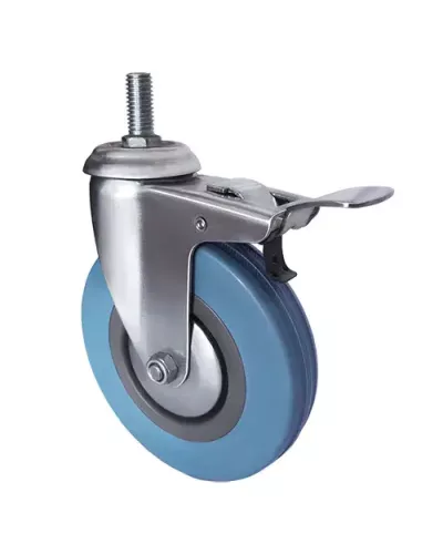 Аппаратное поворотное колесо с болтом и тормозом SCtgb 42