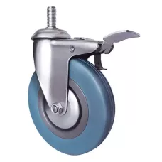 Аппаратное поворотное колесо с болтом и тормозом SCtgb 55