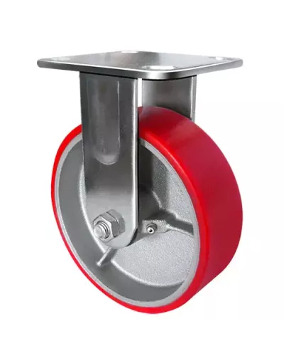 Большегрузное полиуретановое неповоротное колесо FCp 63