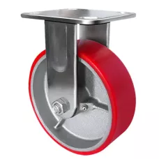 Большегрузное полиуретановое неповоротное колесо FCp 80