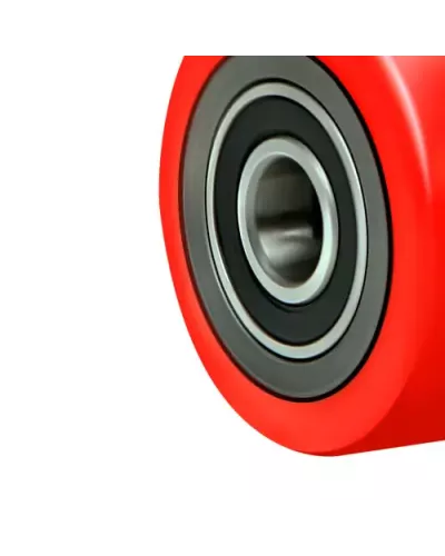 Полиуретановый ролик с подшипником п/у 80×70