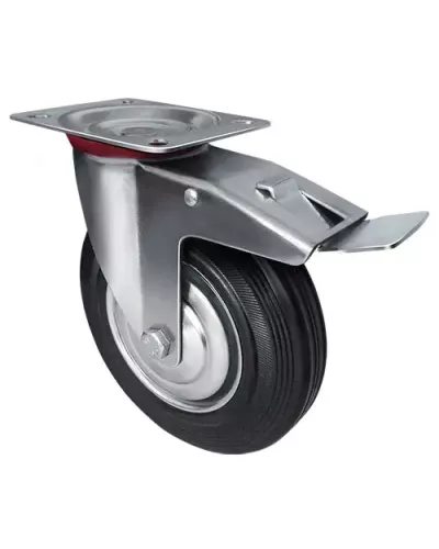 Промышленное поворотное колесо с тормозом SCb 42