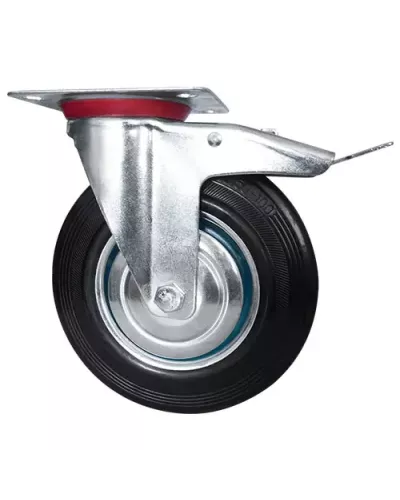 Промышленное поворотное колесо с тормозом SCb 55