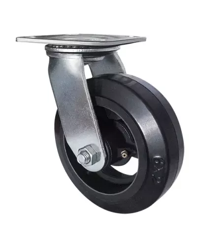 Большегрузное обрезиненное поворотное колесо SCd 55