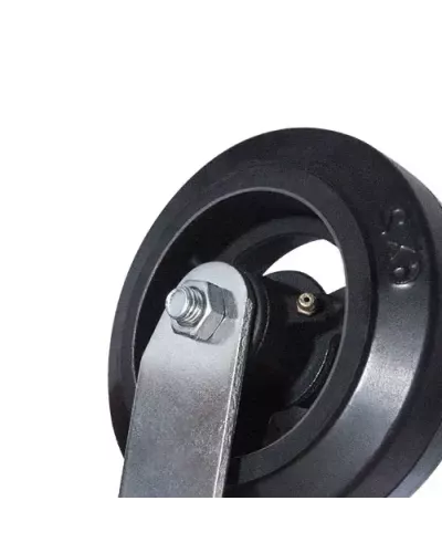 Большегрузное обрезиненное поворотное колесо SCd 63