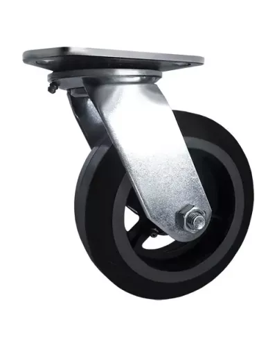 Большегрузное обрезиненное поворотное колесо SCd 80