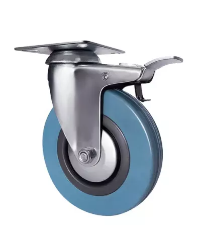 Аппаратное поворотное колесо с тормозом SCgb 42