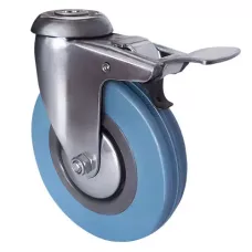 Аппаратное поворотное колесо под болт с тормозом SChgb 93