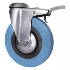 Аппаратное поворотное колесо под болт с тормозом SChgb 93