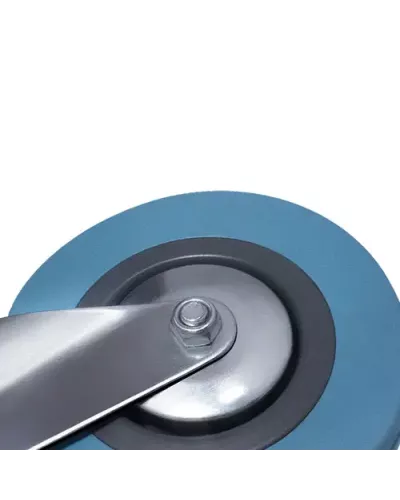 Аппаратное поворотное колесо под болт с тормозом SChgb 93