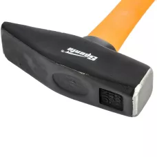 Молоток слесарный, 1000 г, фибергласовая обрезиненная рукоятка SPARTA 10380