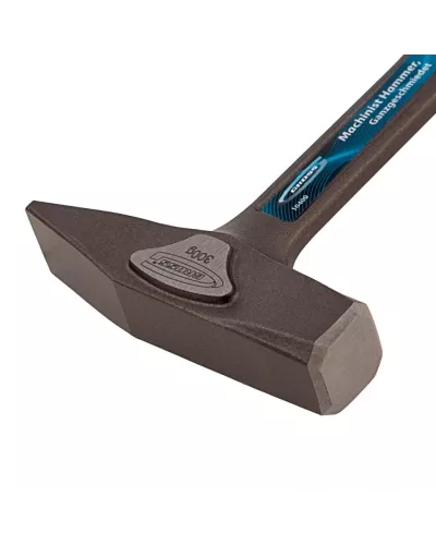 Молоток слесарный, цельнокованый, трехкомпонентная рукоятка, 300 г Gross