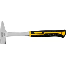 Молоток слесарный DENZEL 600 г, цельнометаллический, двухкомпонентная рукоятка