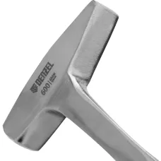 Молоток слесарный DENZEL 600 г, цельнометаллический, двухкомпонентная рукоятка