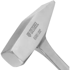 Молоток слесарный DENZEL 800 г, цельнометаллический, двухкомпонентная рукоятка