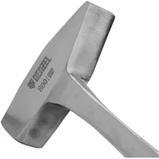 Молоток слесарный DENZEL 800 г, цельнометаллический, двухкомпонентная рукоятка