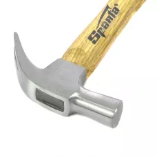 Молоток-гвоздодер, 225 г, боек 22 мм, деревянная рукоятка SPARTA 104105