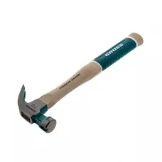 Молоток-гвоздодер, 200 г, угол 45, магнит, American hickory GROSS 10414