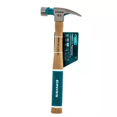 Молоток-гвоздодер, 280 г, угол 75, магнит, American hickory GROSS 10417