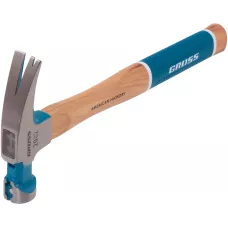 Молоток-гвоздодер, 560 г, угол 75, магнит, American hickory GROSS 10419