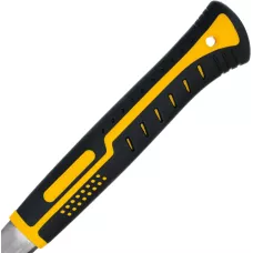 Молоток-гвоздодер DENZEL 560 г, цельнометаллический, двухкомпонентная рукоятка