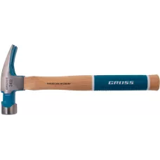 Молоток-гвоздодер, 680 г, угол 75, магнит, American hickory GROSS 10425