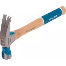 Молоток-гвоздодер, 680 г, угол 75, магнит, American hickory GROSS 10425