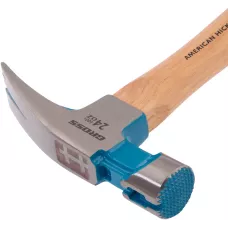 Молоток-гвоздодер, 680 г, угол 75, магнит, American hickory GROSS 10425