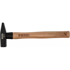 Молоток слесарный DENZEL 400 г, кованый квадратный боек, буковая рукоятка