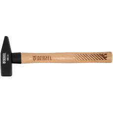 Молоток слесарный DENZEL 600 г, кованый квадратный боек, буковая рукоятка