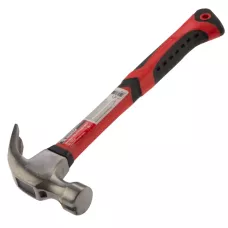 Молоток-гвоздодер, 450 г, боек c магнитом MATRIX 10446