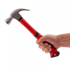 Молоток-гвоздодер, 450 г, боек c магнитом MATRIX 10446