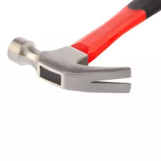 Молоток-гвоздодер optimal, 450 г, обрезиненная рукоятка MATRIX 10456