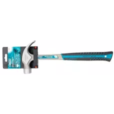 Молоток-гвоздодер GROSS, 570 г, цельнокованый, трехкомпонентная рукоятка 10470