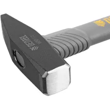 Молоток слесарный DENZEL 600 г, кованый, фибергласовая  рукоятка c TPR покрытием