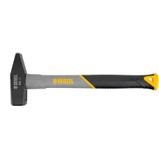 Молоток слесарный DENZEL 800 г, кованый, фибергласовая  рукоятка c TPR покрытием