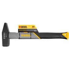 Молоток слесарный DENZEL 800 г, кованый, фибергласовая  рукоятка c TPR покрытием