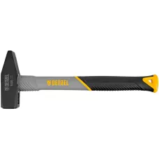 Молоток слесарный DENZEL 1000 г, кованый, фибергласовая  рукоятка c TPR покрытием