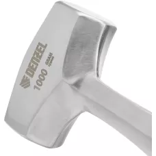 Кувалда DENZEL 1 кг, цельнометаллическая, двухкомпонентная рукоятка