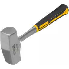 Кувалда DENZEL 1,5 кг, цельнометаллическая, двухкомпонентная рукоятка