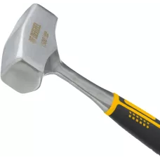 Кувалда DENZEL 1,5 кг, цельнометаллическая, двухкомпонентная рукоятка