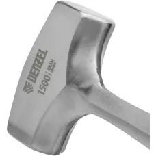 Кувалда DENZEL 1,5 кг, цельнометаллическая, двухкомпонентная рукоятка