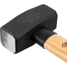 Кувалда DENZEL 1500 г, кованая головка, буковая рукоятка