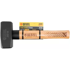 Кувалда DENZEL 2000 г, кованая головка, буковая рукоятка